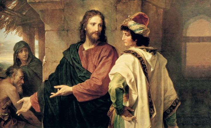 Christ and the Rich Young Ruler, by Heinrich Hofmann